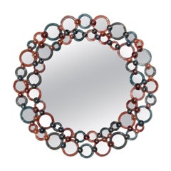 Cerchi Color Round Mirror by Ongaro & Fuga