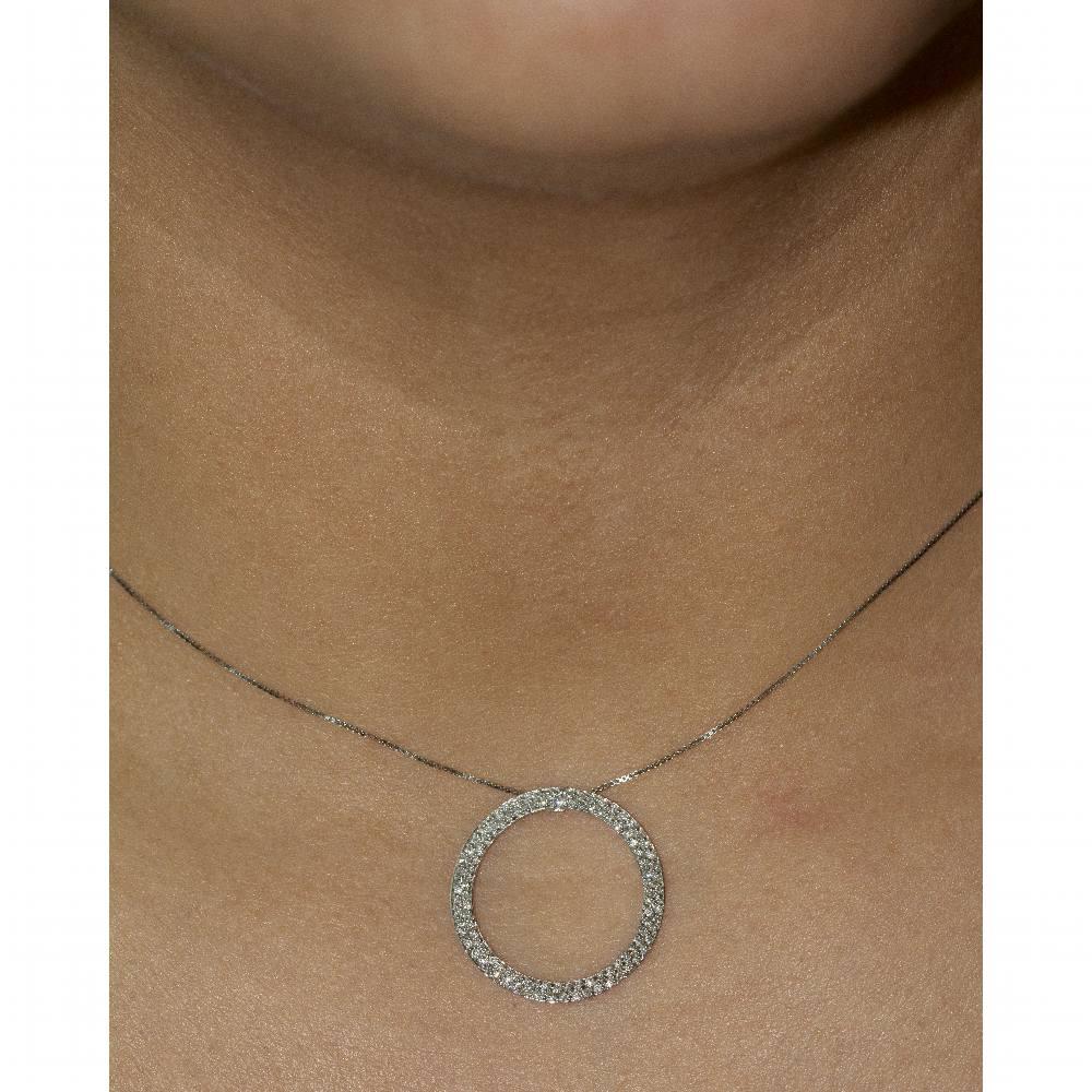CERCLE OF LIFE Necklace in Gold and Diamonds For Sale 2