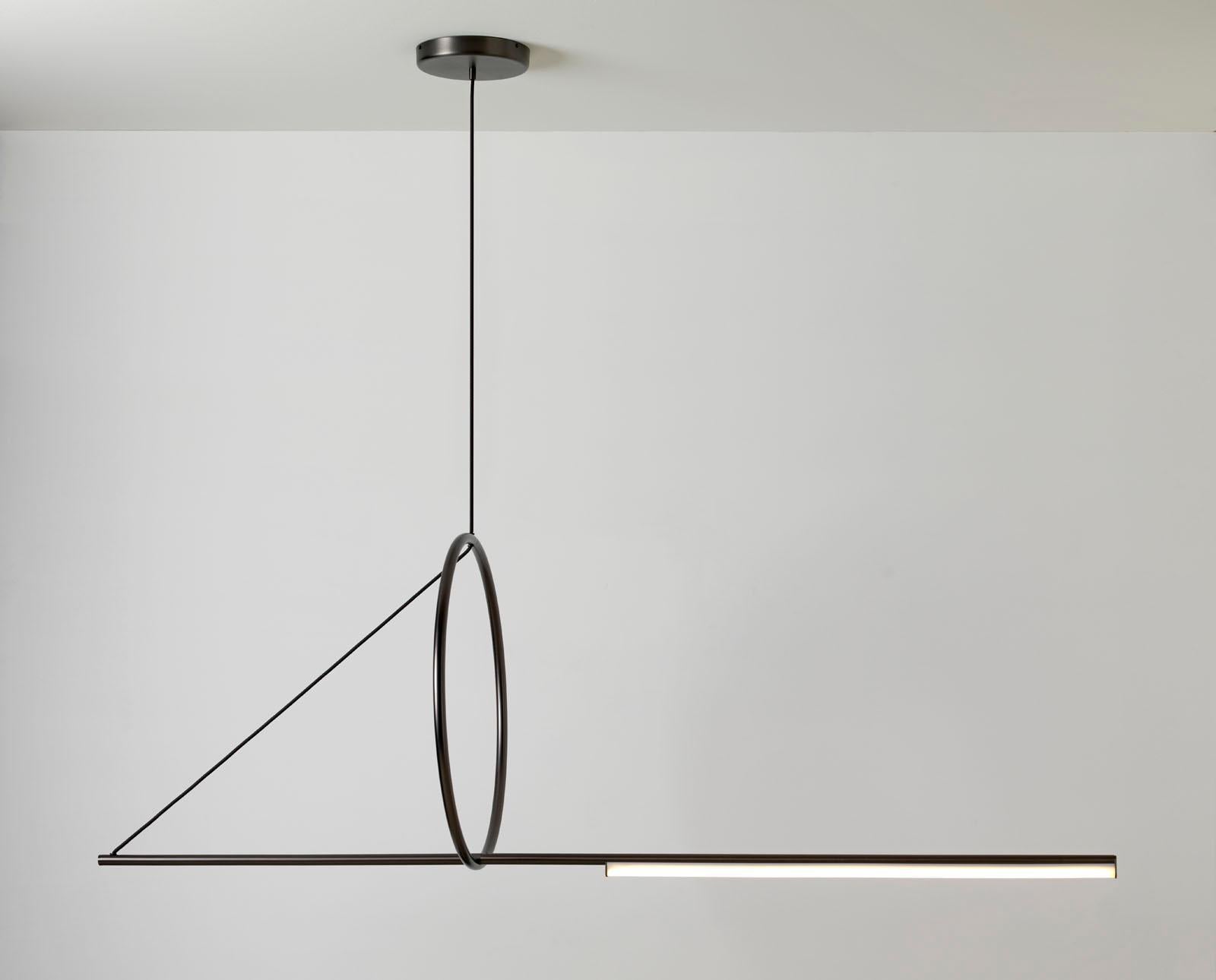 Post-Modern Cercle & Trait XL Pendant by Pool For Sale