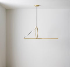 Pendentif cercle et plateau XS par Pool