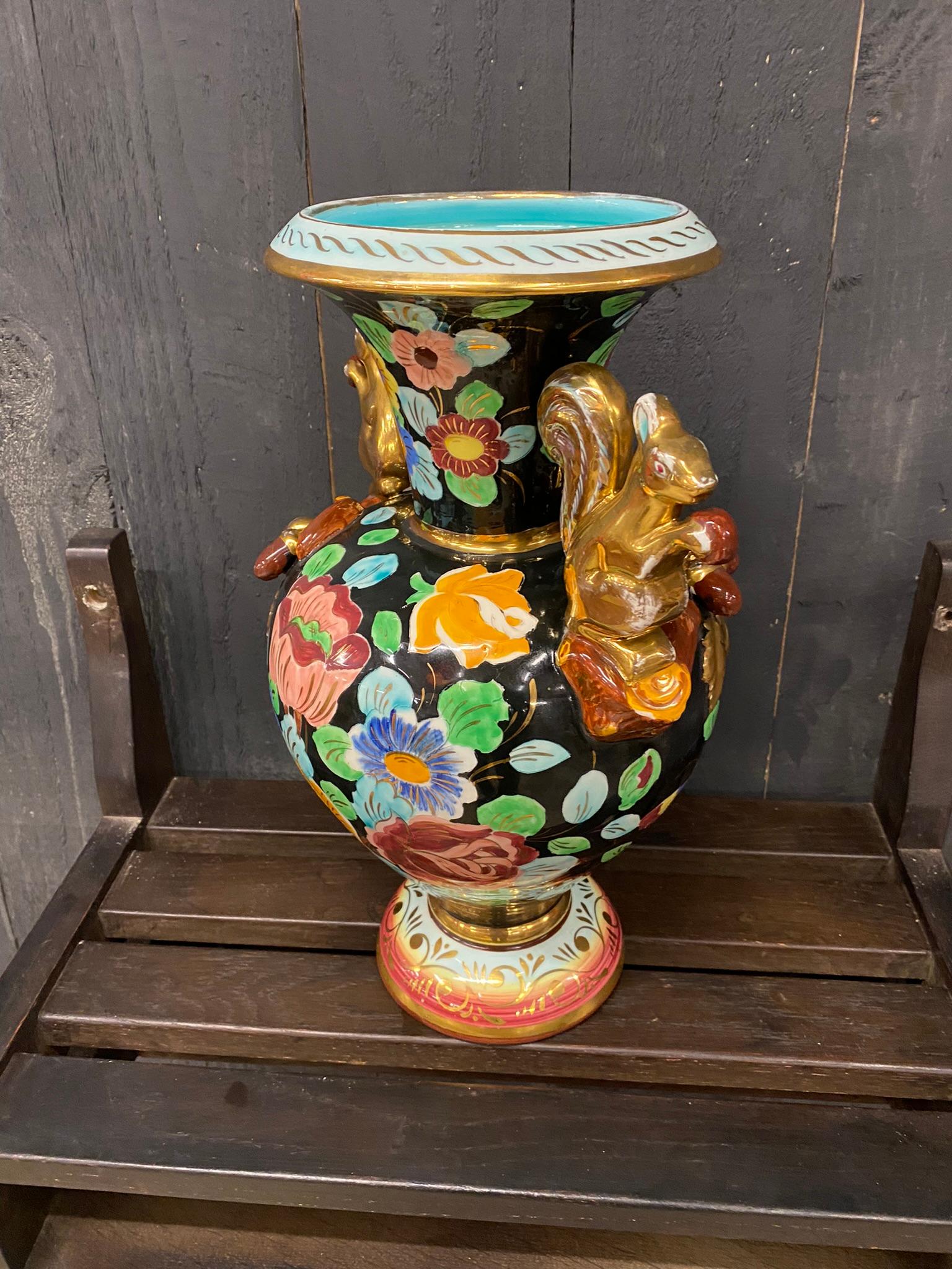 Cerdazur, Monaco Large Ceramic Vase, circa 1950, Signed For Sale 5