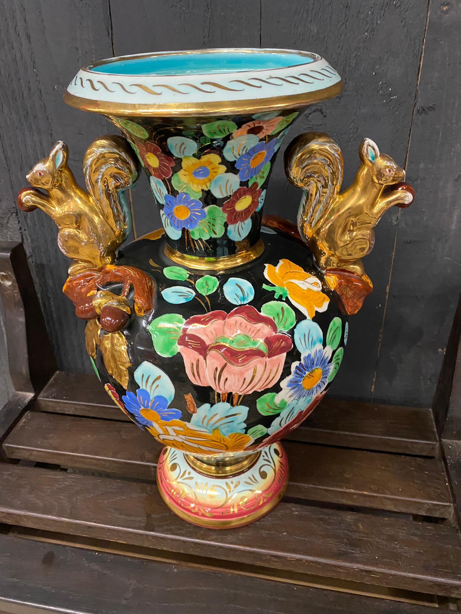 Cerdazur, Monaco Large Ceramic Vase, circa 1950, Signed For Sale 8