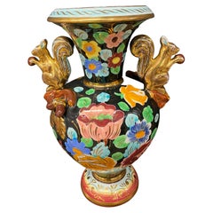 Cerdazur, Monaco Large Ceramic Vase, circa 1950, Signed