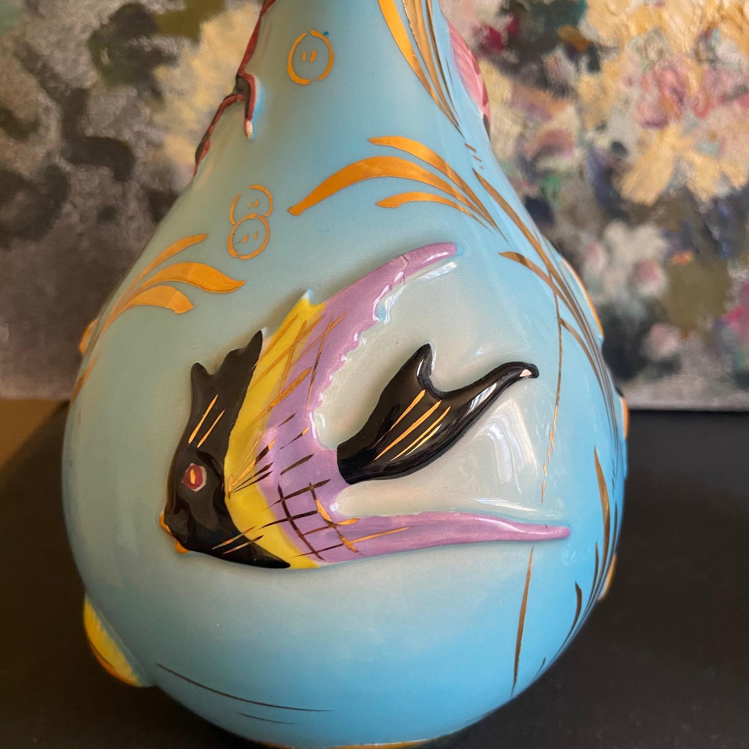 Mid-20th Century Cerdazur Monaco small Soliflore Vase Ewer Pitcher circa 1960 For Sale
