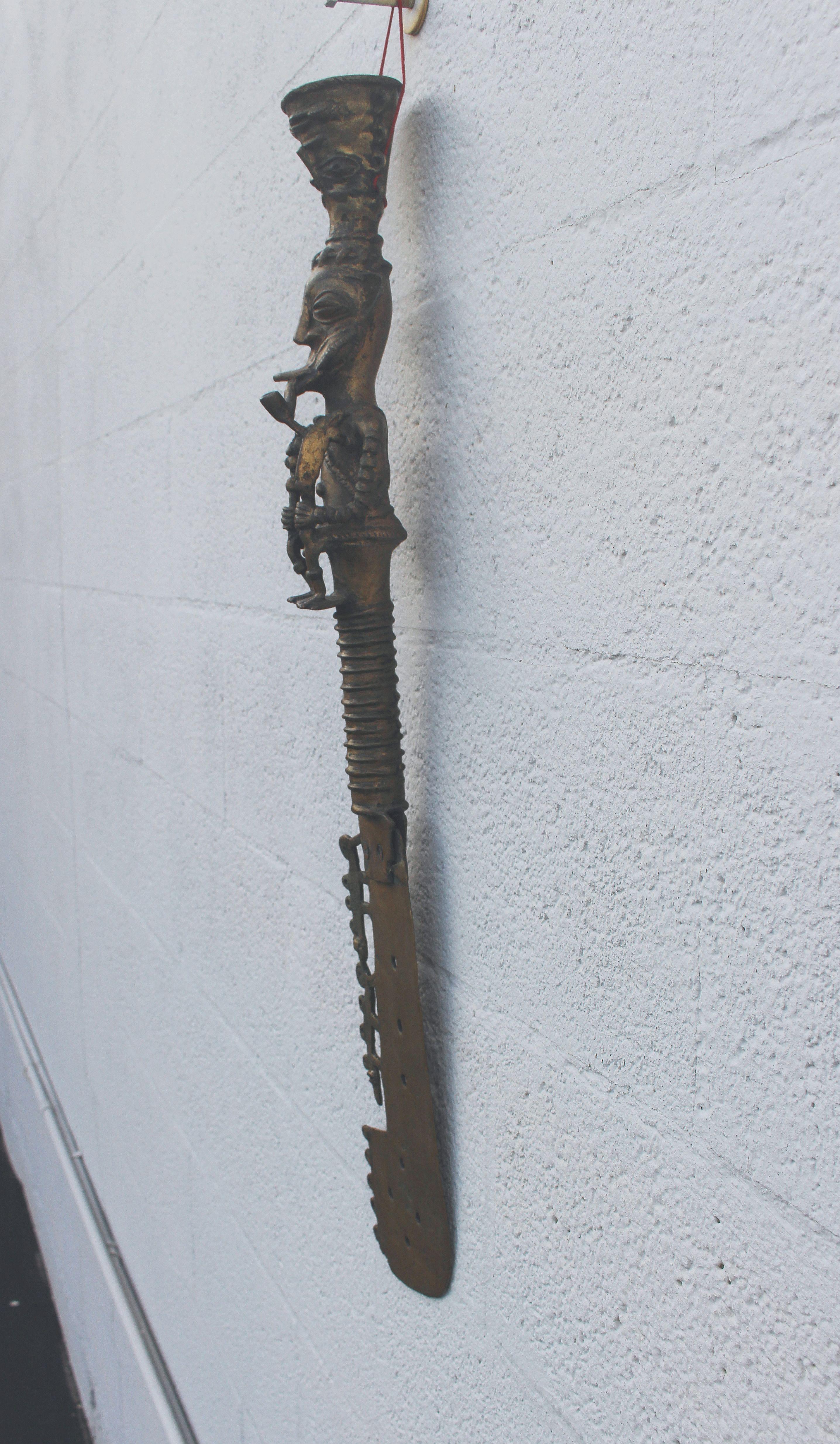 Central African Ceremonial African Sword  For Sale