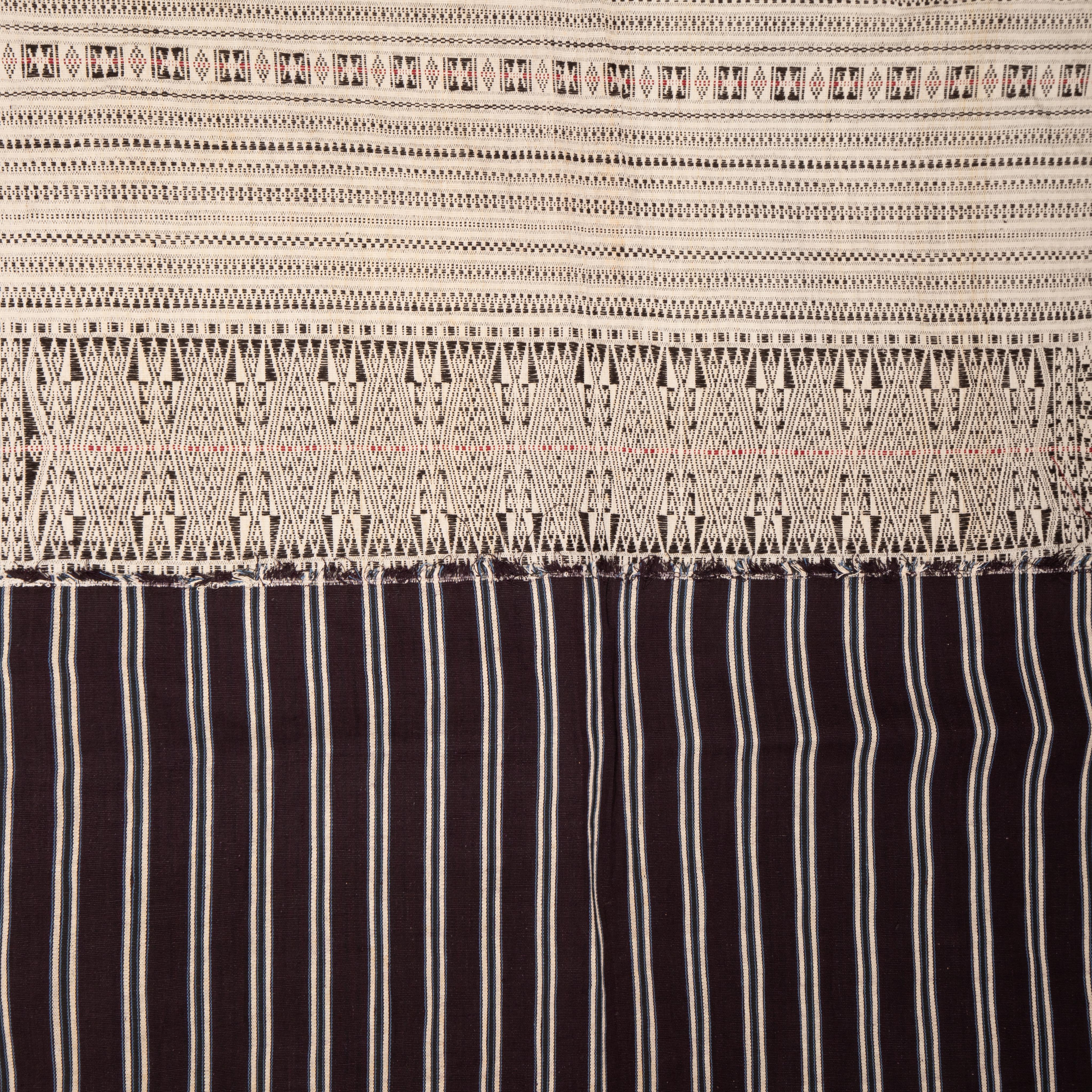 Indonesian Ceremonial Batak Textile 'Ragidup', Sumatra, Indonesia Early 20th Century For Sale