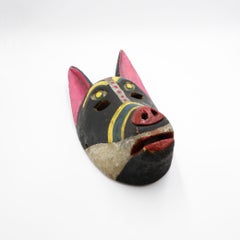 Ceremonial Coyote Mask – Dance of the Morenos, Colima, Mexico