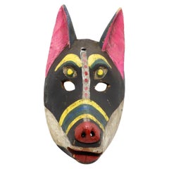 Ceremonial Coyote Mask – Dance of the Morenos, Colima, Mexico