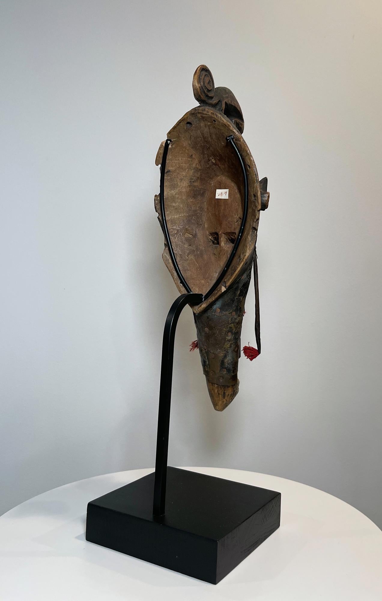 Ceremonial dance MARKA mask, Mali circa 1930’s. Collection Agogue, Paris, France For Sale 1