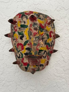 Ceremonial Dance Mask from San Francisco Ozomatlan, Guerrero, Mexico 1970's