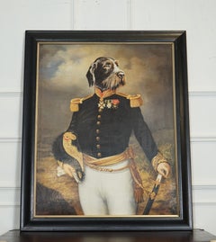 CEREMONIAL DRESS THIERRY PONCELET FRAMED ART PRiNT BLACK AND GOLD FRAME