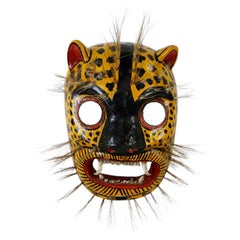 Ceremonial Jaguar Mask Mexico.
