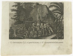 Ceremonial Tribute to Captain Cook in the Hawaiian Archipelago, circa 1790