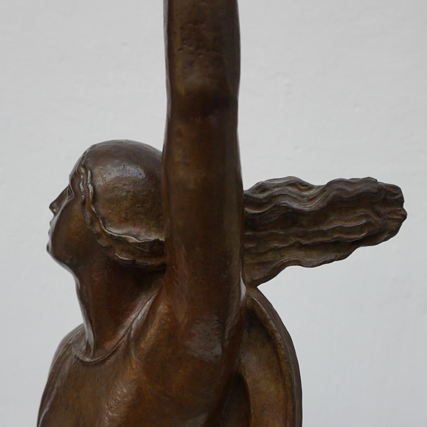 'Ceres' an Art Deco Bronze Sculpture by André Bizette-Lindet For Sale 7