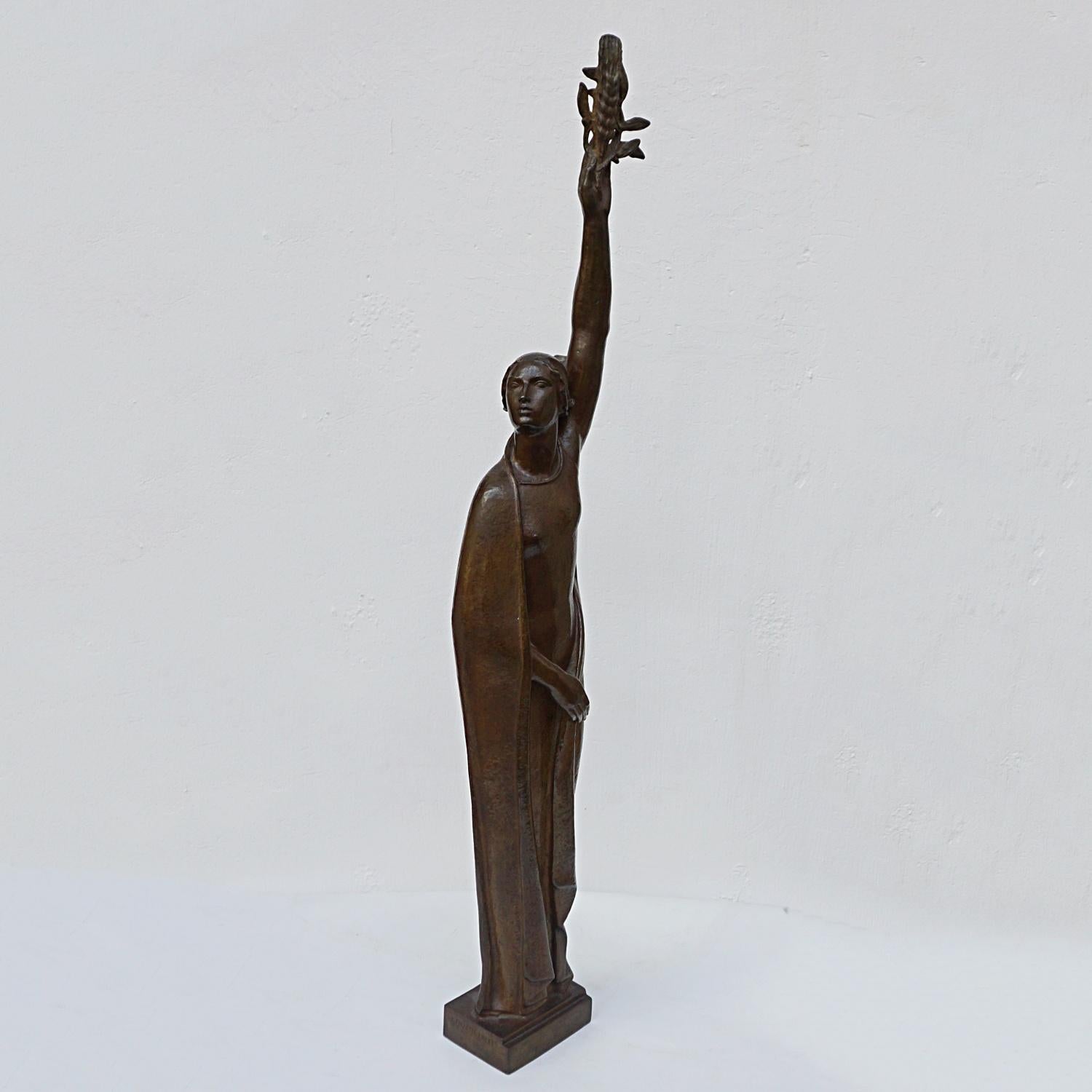 'Ceres' an Art Deco Bronze Sculpture by André Bizette-Lindet For Sale 2