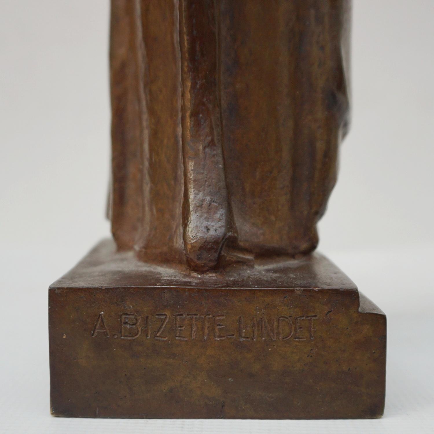 'Ceres' an Art Deco Bronze Sculpture by André Bizette-Lindet For Sale 3