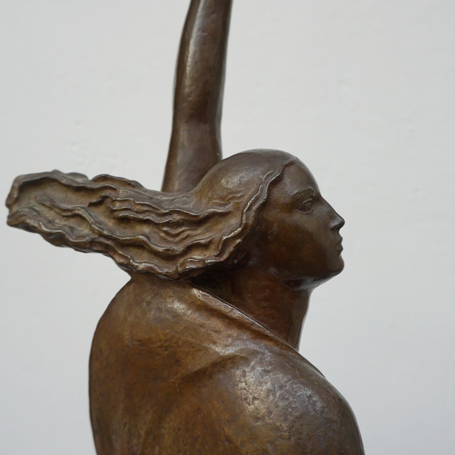 'Ceres' an Art Deco Bronze Sculpture by André Bizette-Lindet For Sale 4