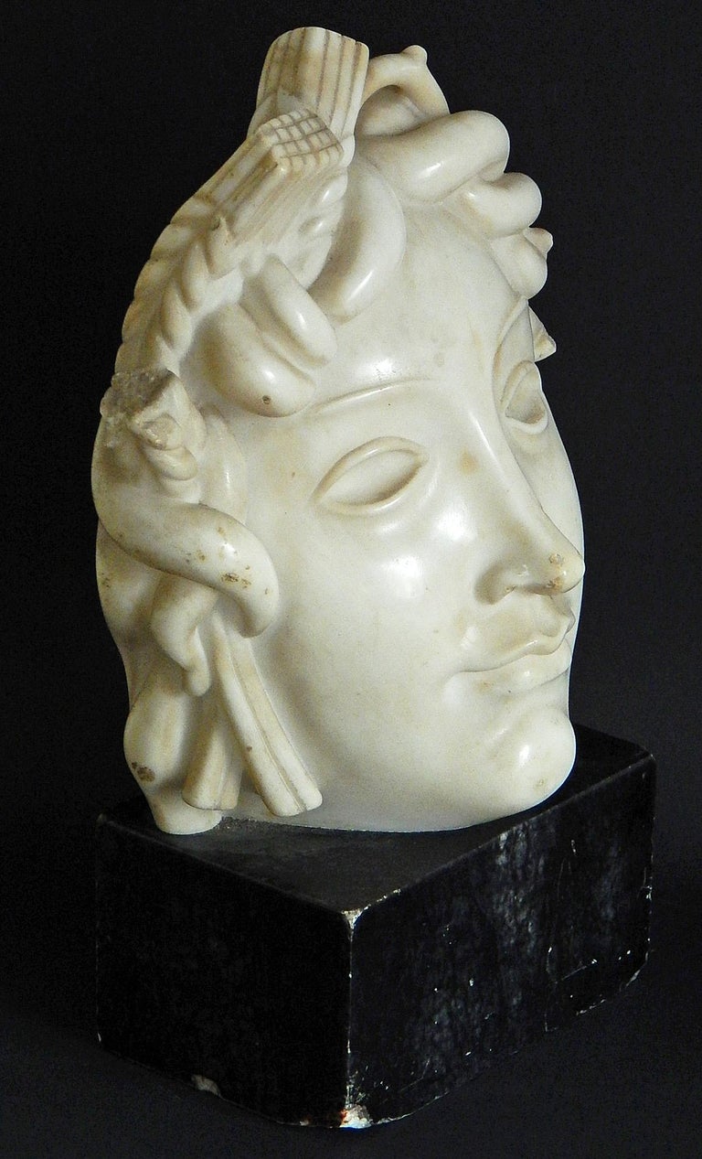 "Ceres," Fabulous Art Deco Marble Sculpture of Roman Goddess of the