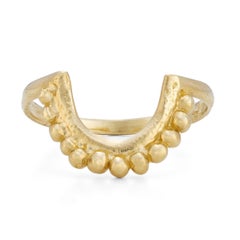 Ceres Stacker Ring, 18 Karat Yellow Gold