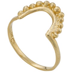 Ceres Stacker Ring, 18 Karat Yellow Gold