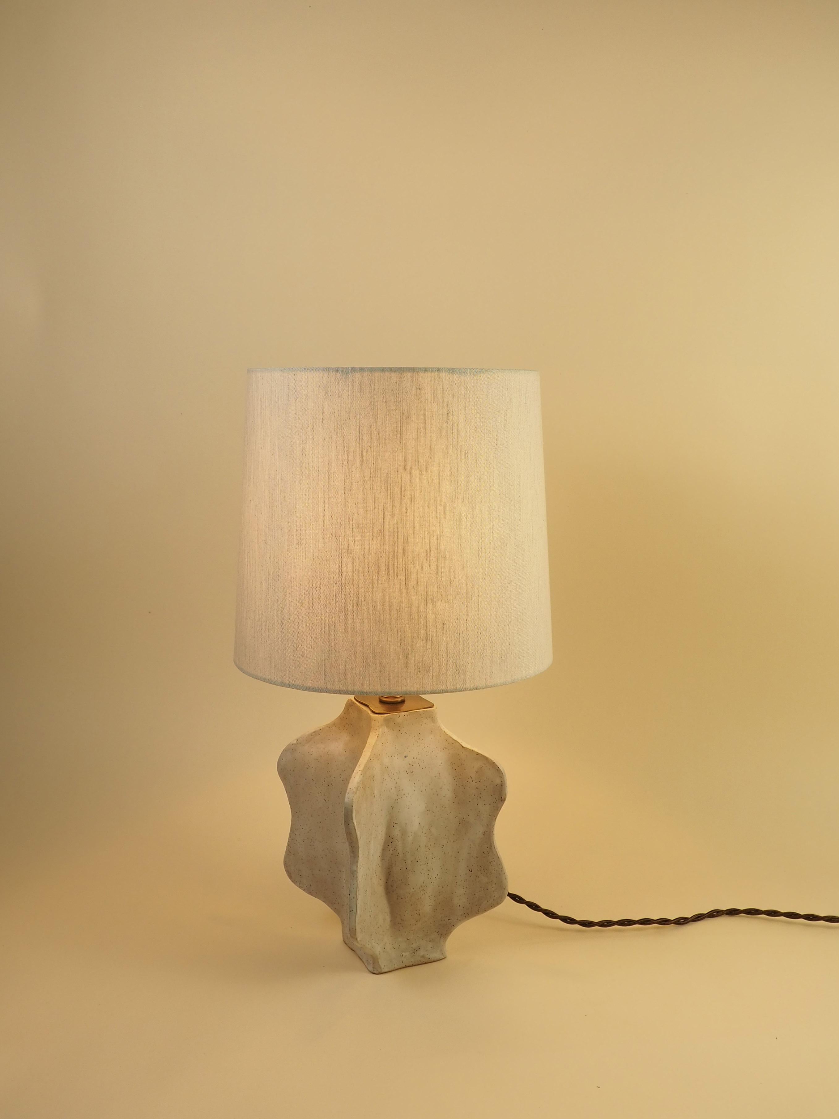 Brutalist Cereus Lamp by Nani Goods Contemporary Ceramic Cactus Lamp For Sale