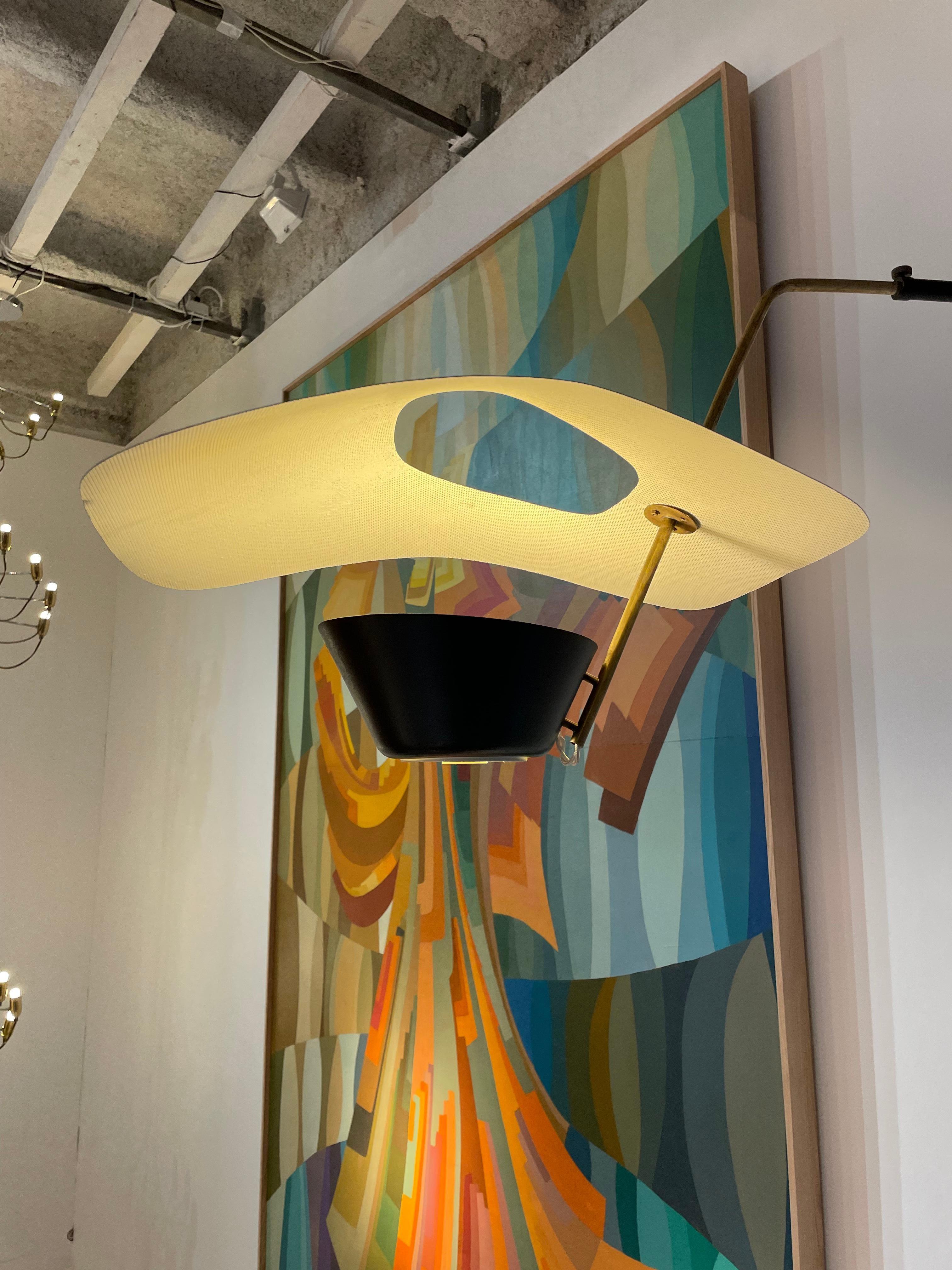 Mid-Century Modern Cerf Volant Wall Lamp by Pierre Guariche 1953