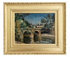 Ceria Edmond "Paris - Henri IV Bridge" Panel