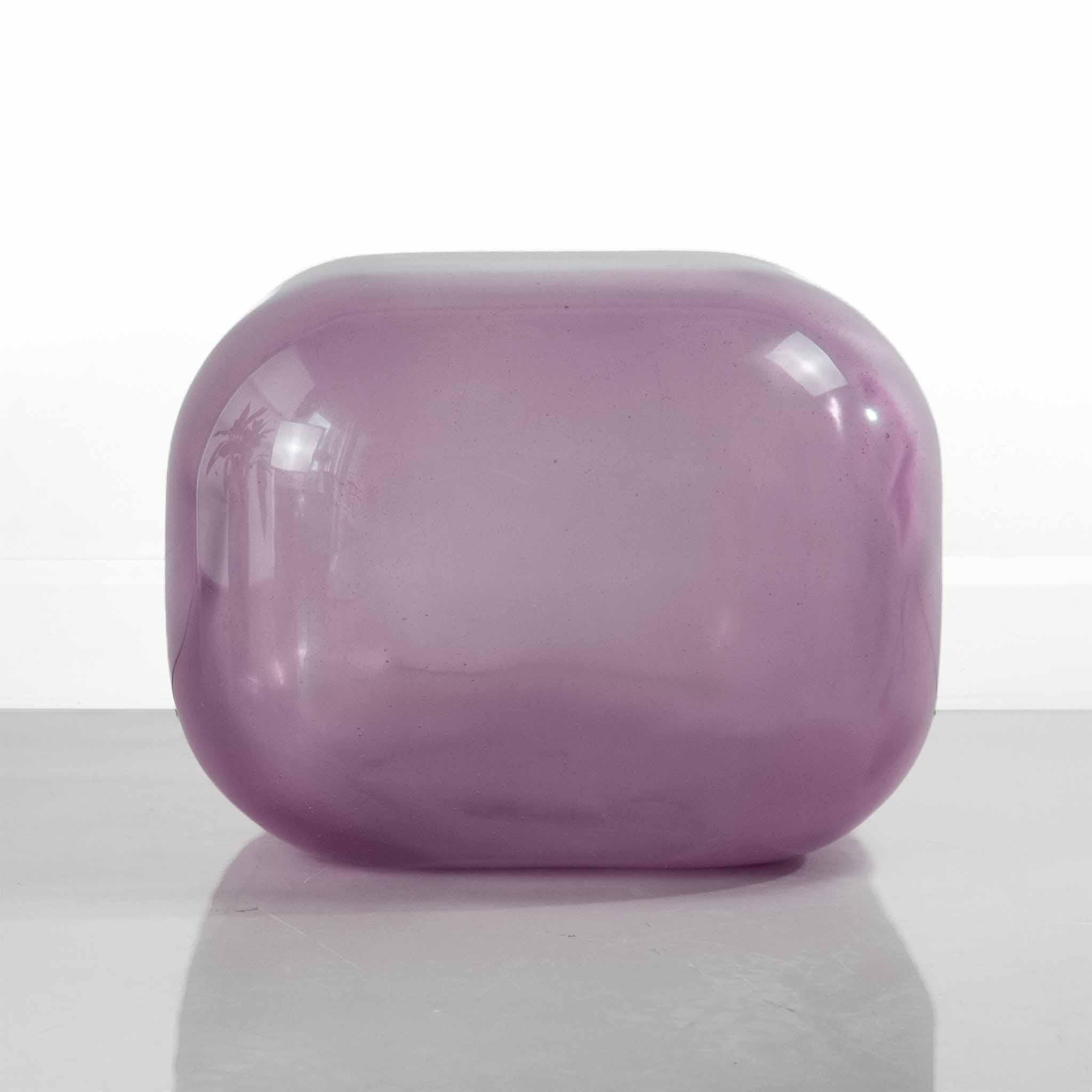 Contemporary Cerise Oort Resin Side Table by Creators of Objects For Sale