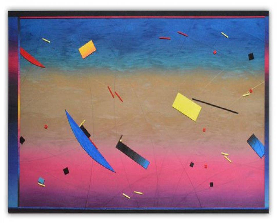 Cerj Lalonde Abstract Painting – Für eine neue Welt #1737