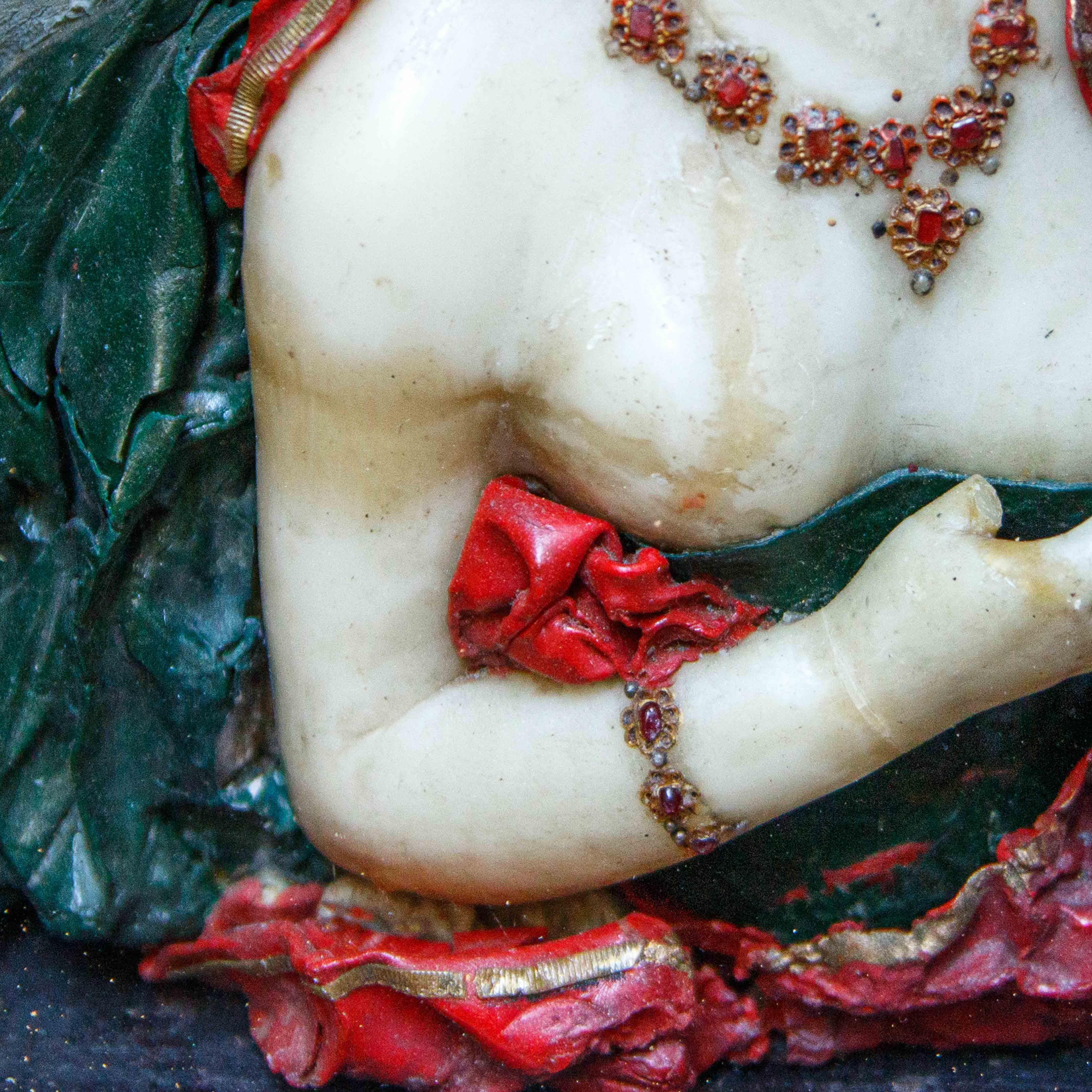 Ceroplástico alemán del siglo XVII, Busto de mujer Italian en venta