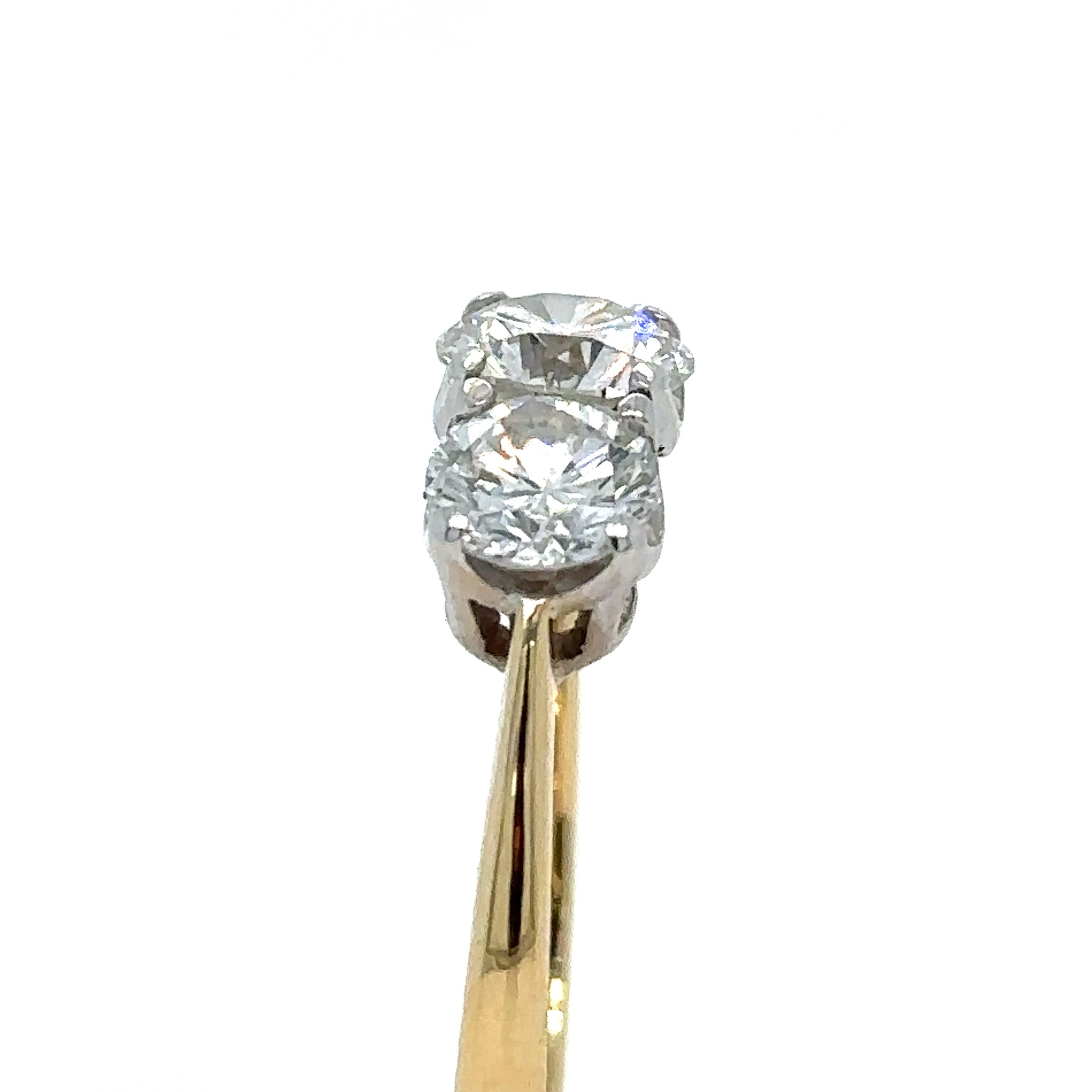 Cerrone zweifarbiger Diamantring mit 2,46 Karat 2