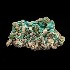 Cerussite on Rosasite From Tsumeb Mine