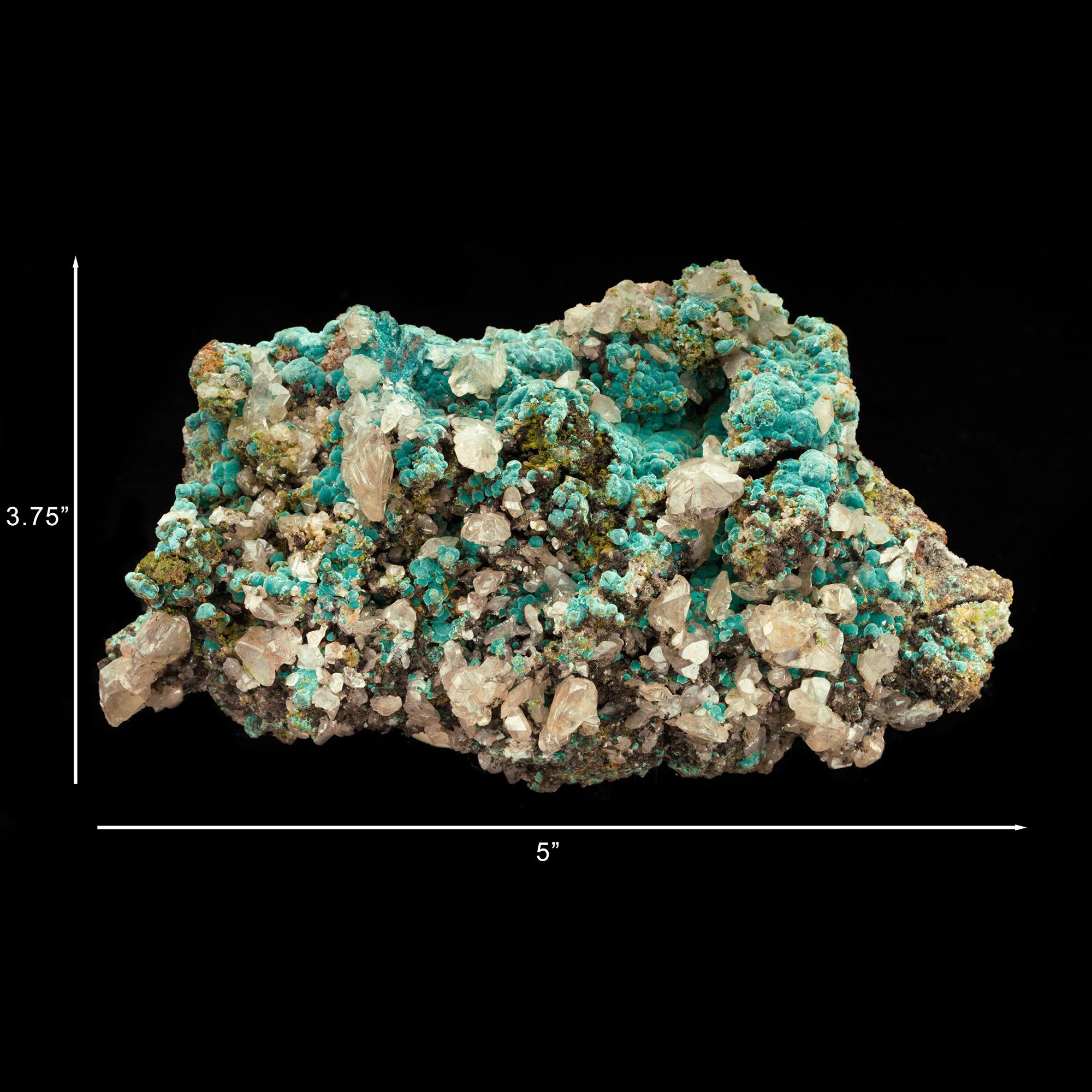Cerussite on Rosasite From Tsumeb Mine For Sale 1