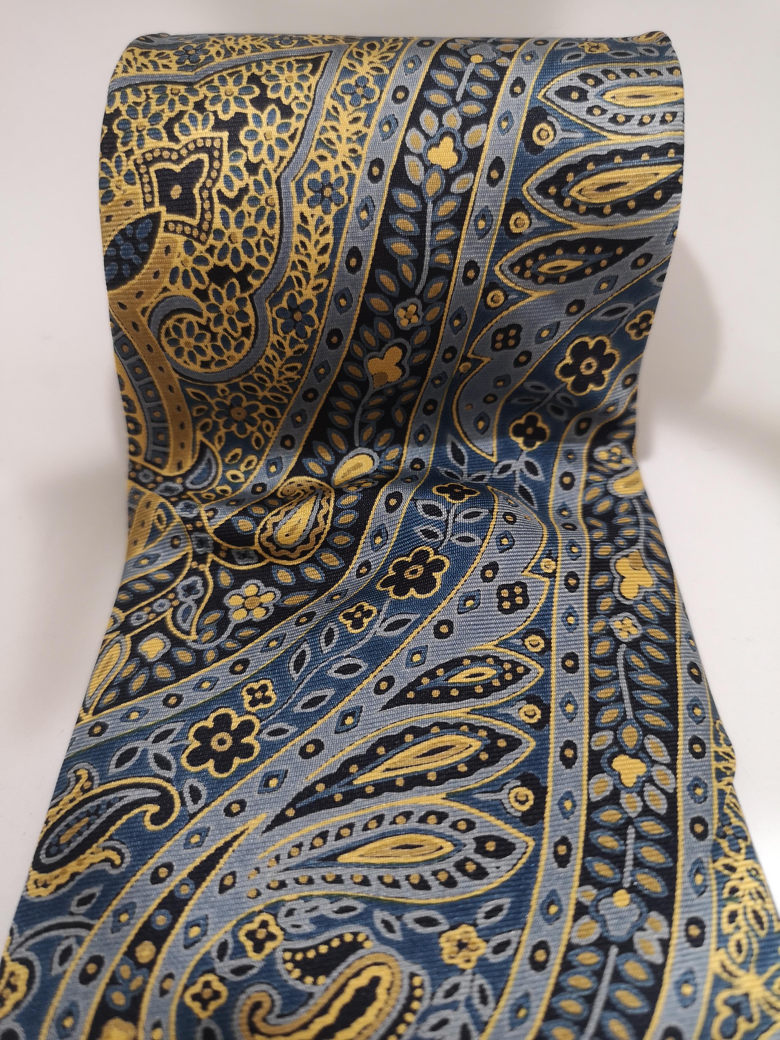 Gray Cerruti 1881 multicoloured silk tie