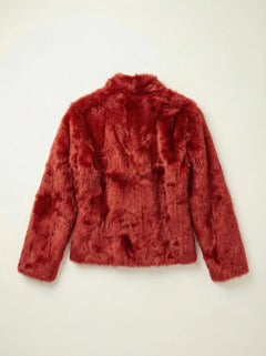 CERRUTI 1881 Vintage red fur Tailored Jacket circa 2000
