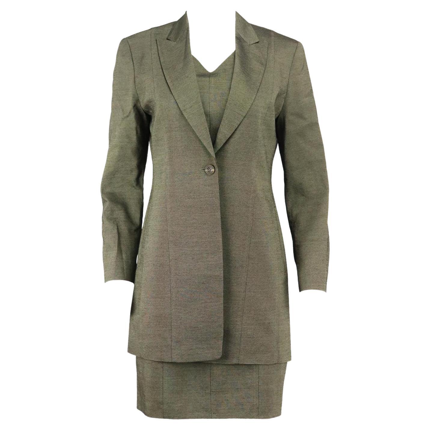 Cerruti 1881 Wool Blend Dress And Jacket IT 44 UK 12  For Sale