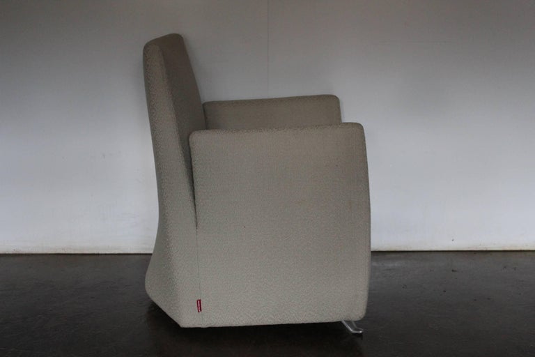 Italian Cerruti Baleri Italia “Caprichair” Armchair in Boucle Fabric For Sale