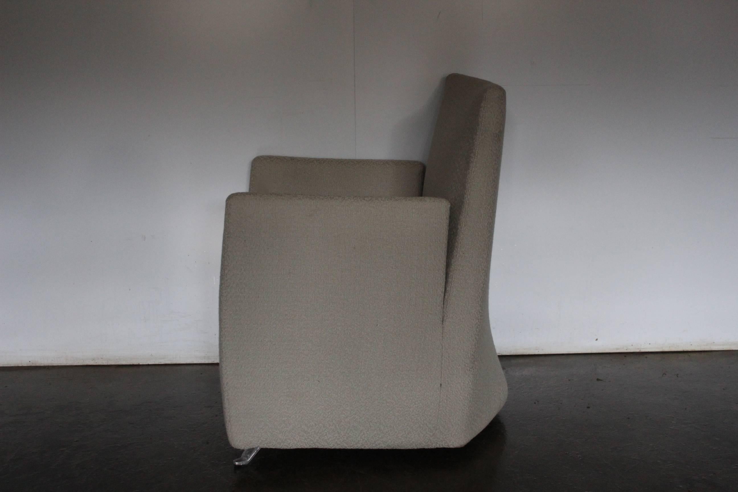 Fait main Fauteuil Capri de Cerruti Baleri Italia en tissu bouclé