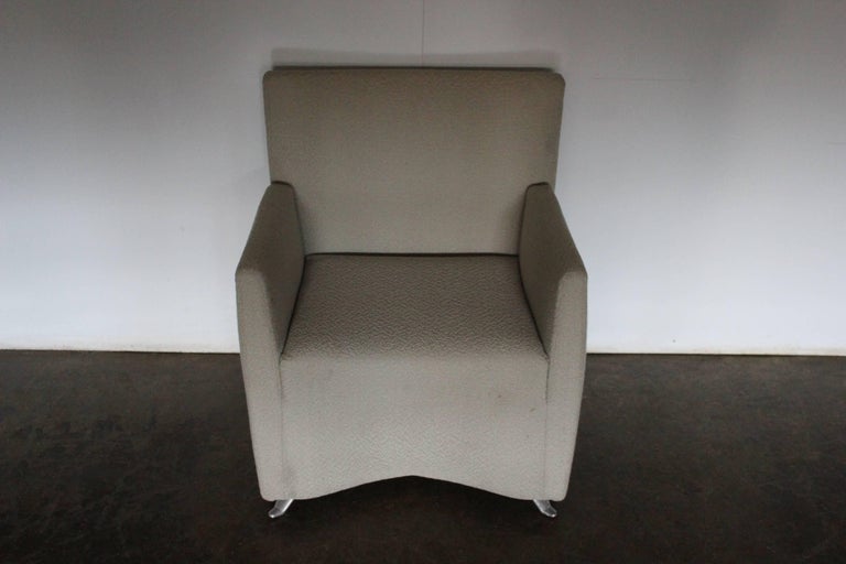 Cerruti Baleri Italia “Caprichair” Armchair in Boucle Fabric In Excellent Condition For Sale In Whalley, GB