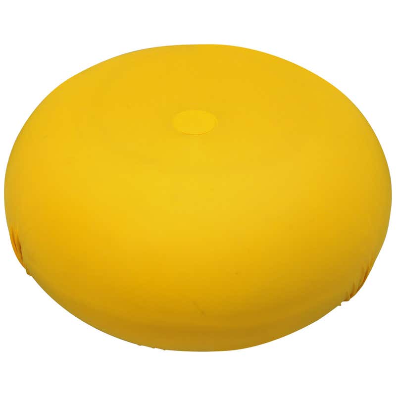 Cerruti Baleri Italia Tatone Round Pouf Ottoman in Yellow Italian ...