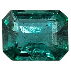 Certifiable Zambia Octagon Cut 2.98 Carat Emerald Loose Gemstone