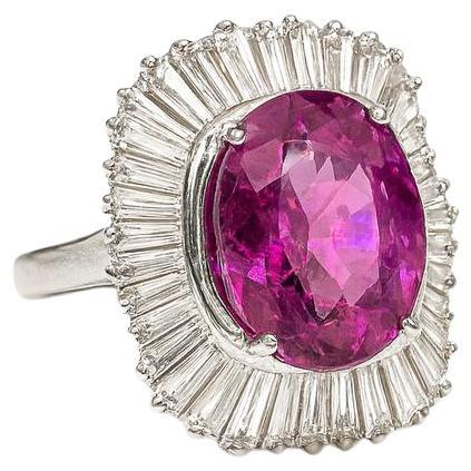 Zertifizierter unerhitzter burmesischer rosa Saphir im Angebot