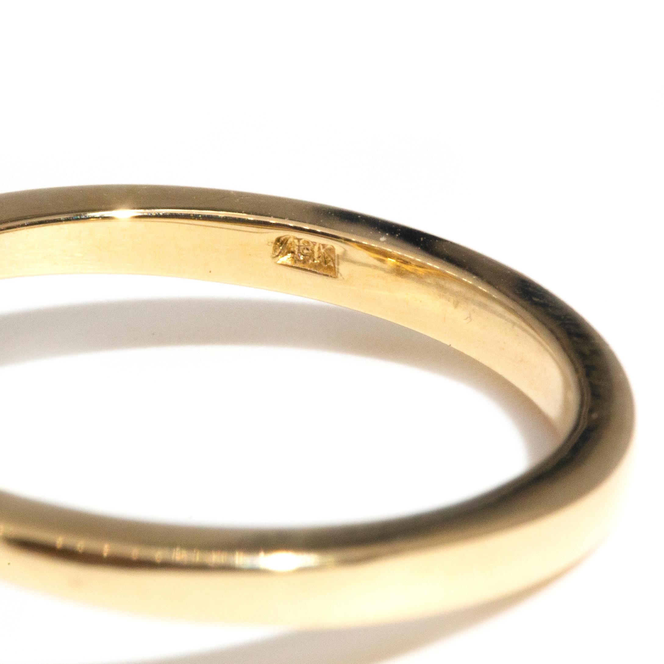 Certified 0.30 Carat Diamond D Colour Contemporary 18 Carat Gold Halo Ring 8