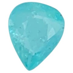 Zertifizierter 0,49 Karat natürlicher loser Paraiba-Turmalin Edelstein in Birnenform