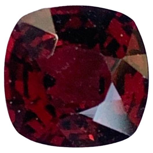 Gema Espinela Roja Suelta Natural Certificada de 1,05 Quilates para Joyería