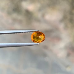 Certified 1.08 Carat Natural Loose Rare Clinohumite Oval Shape Gemstone (pierre précieuse de forme ovale de 1,08 carat)