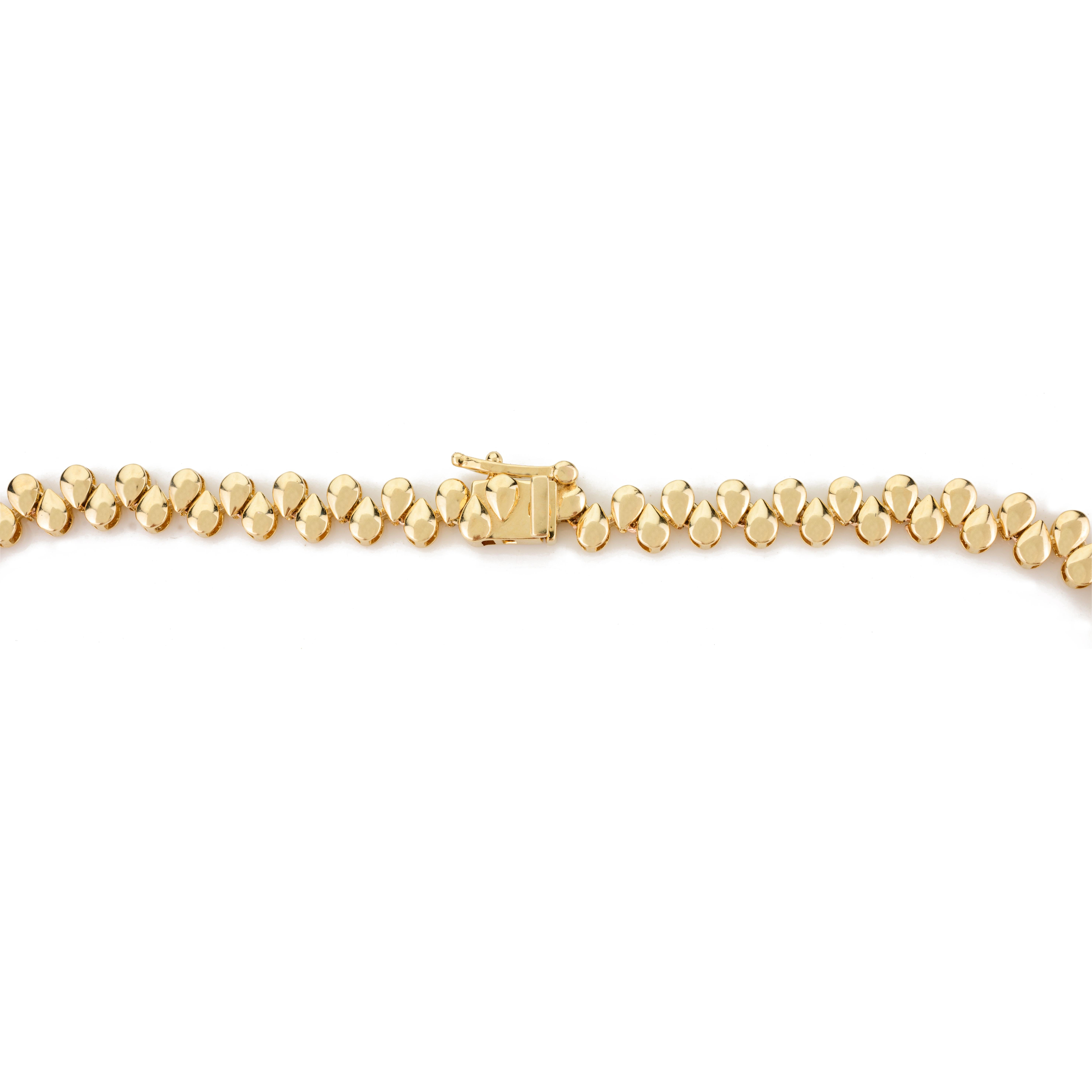 Pear Cut Certified 10.86 Carat Ruby Choker Necklace for Wedding in 18k Solid Yellow Gold For Sale