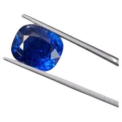 Certified 11.49 Carat No Heat Royal Blue Burmese Sapphire 'Converted into Ring'