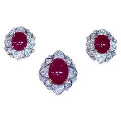 Ruby Cocktail Rings