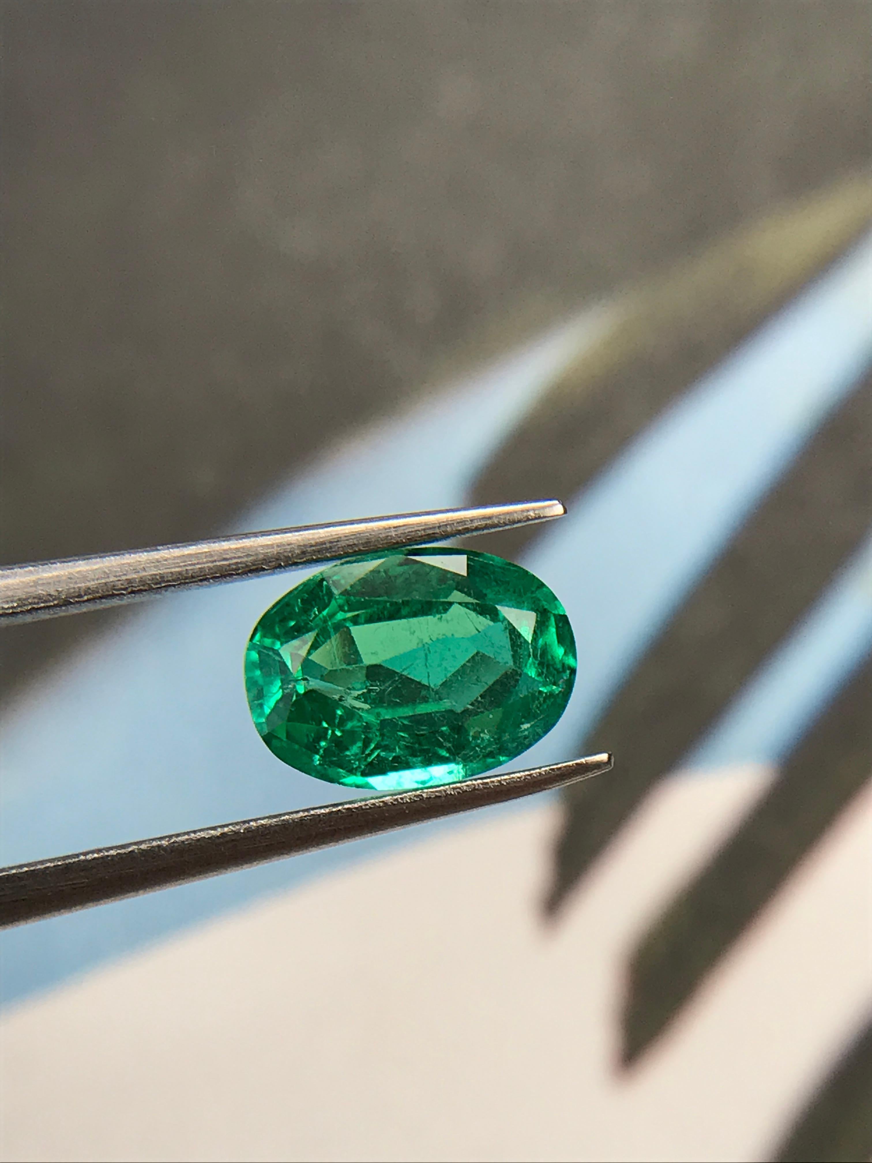 certified colombian emerald